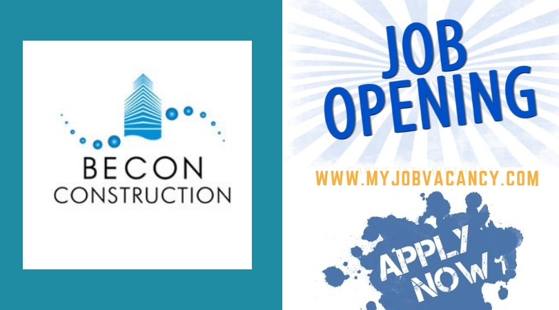 BECON Construction Job Vacancies