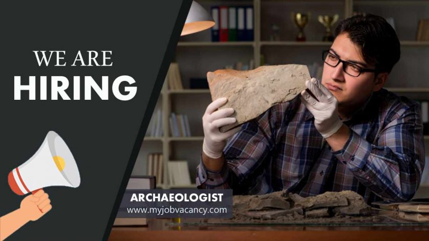 Archaeologist latest job vacancies