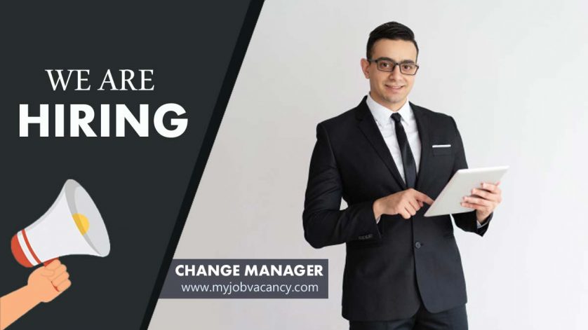 Change Manager job vacancy