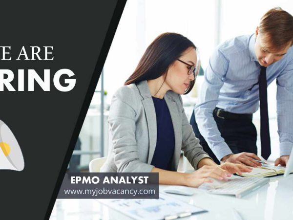 EPMO Analyst job vacancy