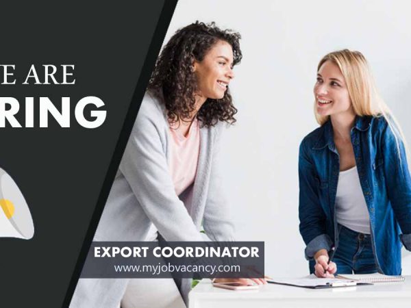 Export Coordinator job vacancy