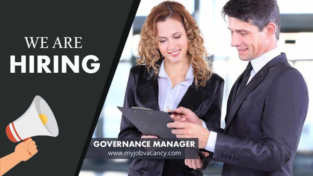 Governance Manager job vacancy