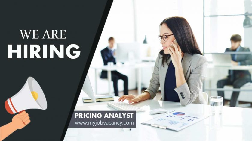 Pricing Analyst job vacancy