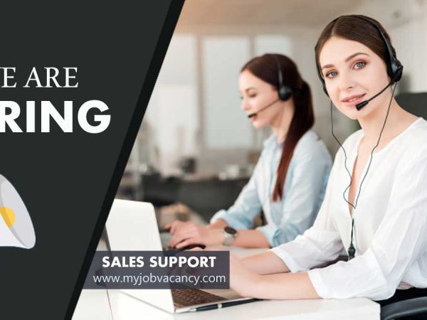 Sales Support job vacancy