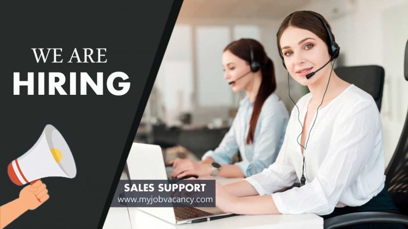 Sales Support job vacancy