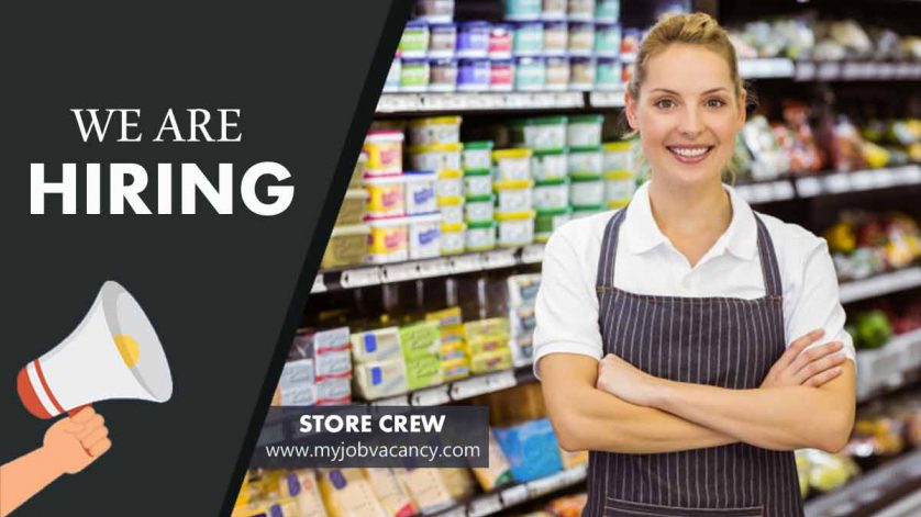Store Crew job vacancy