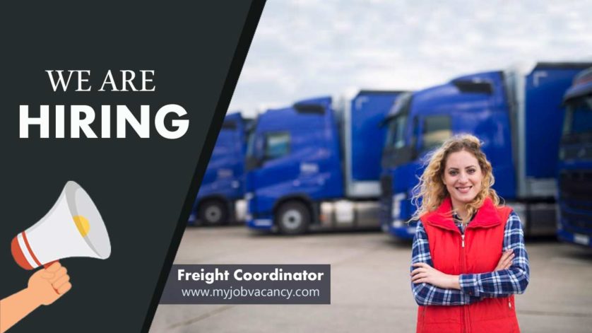 freight coordinator job vacancy