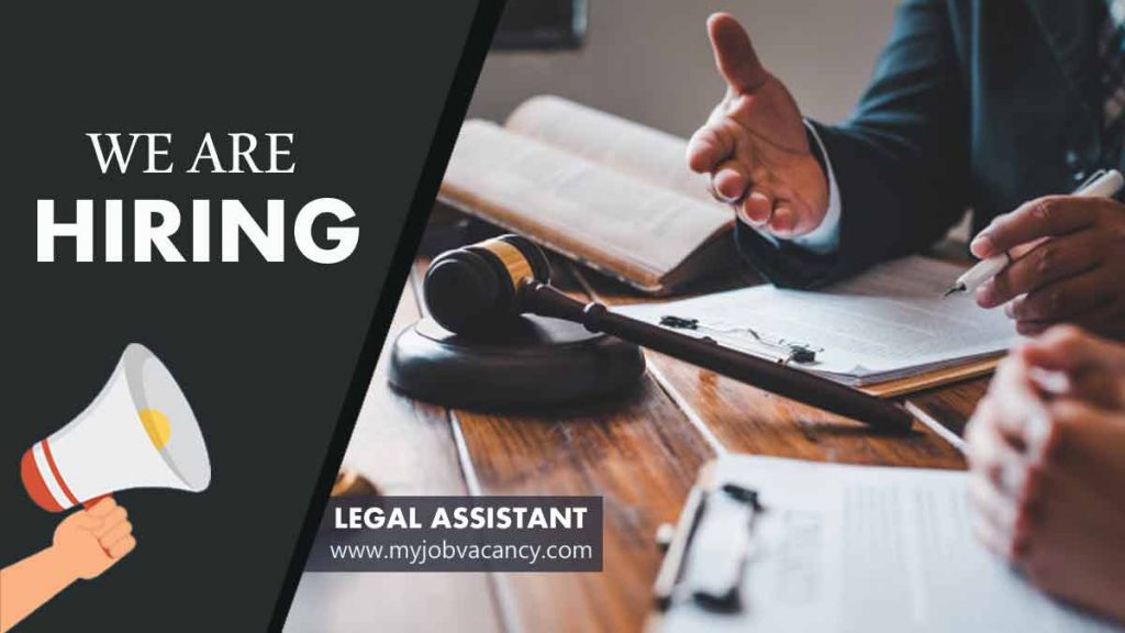 Legal Assistant job vacancy