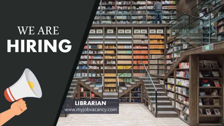 Librarian Job Vacancy - My Job Vacancy offer latest Librarian job