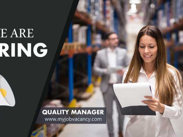 Quality Manager job vacancy