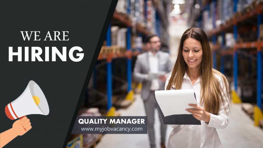 Quality Manager job vacancy