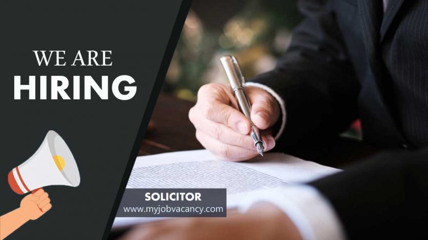 Solicitor latest job vacancy