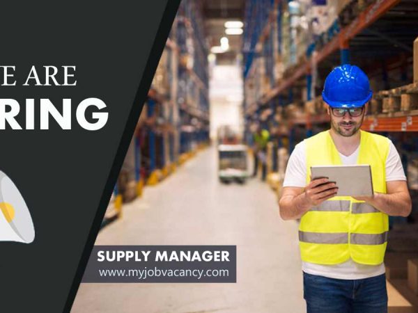 Supply Manager job vacancy