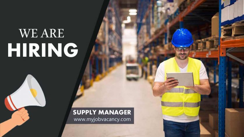 Supply Manager job vacancy