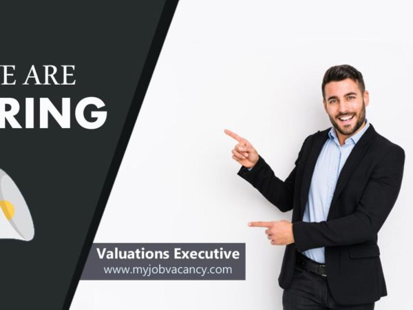 valuations executive job vacancy