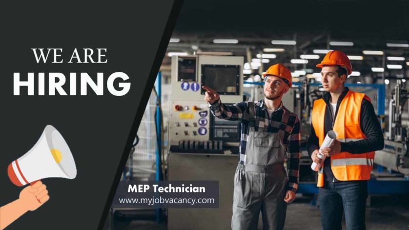 mep technician job vacancy