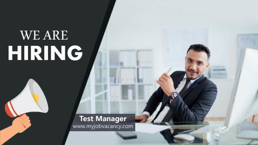 test manager job vacancy