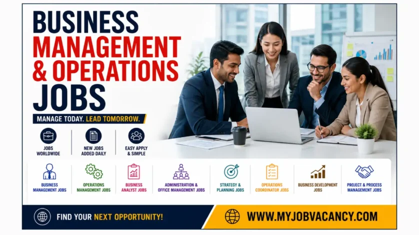 Business management and operations jobs worldwide in management, administration and business operations