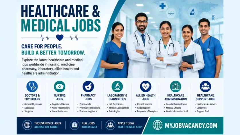 Healthcare and medical jobs worldwide in nursing, medicine, pharmacy and allied health